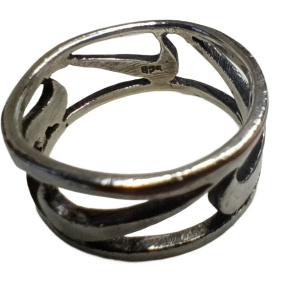 Nike VTG 925 Sterling Silver Ring (Not Mass Produced) - Picture 2 of 4